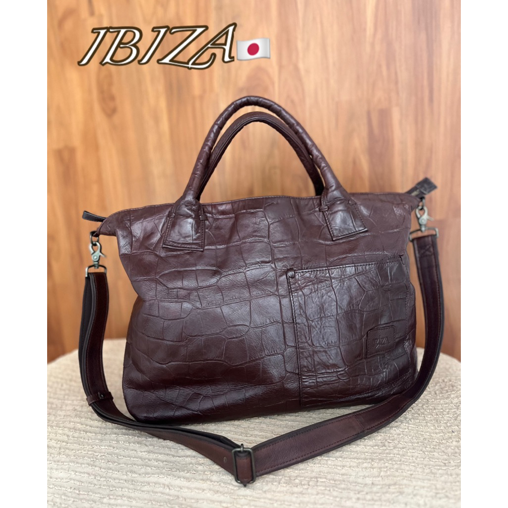 👜 กระเป๋าสะพายหนังแท้ แบรนด์ Ibiza💯