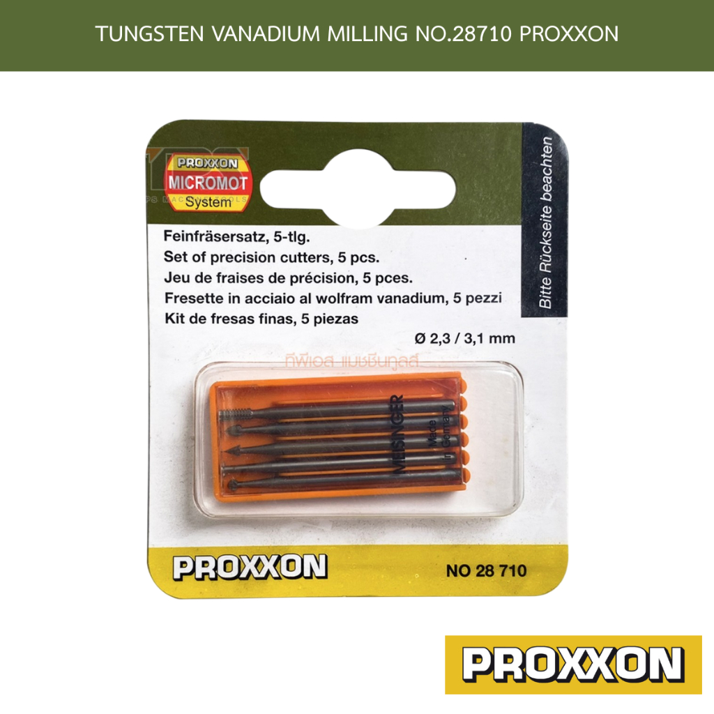 TUNGSTEN VANADIUM MILLING NO.28710 PROXXON