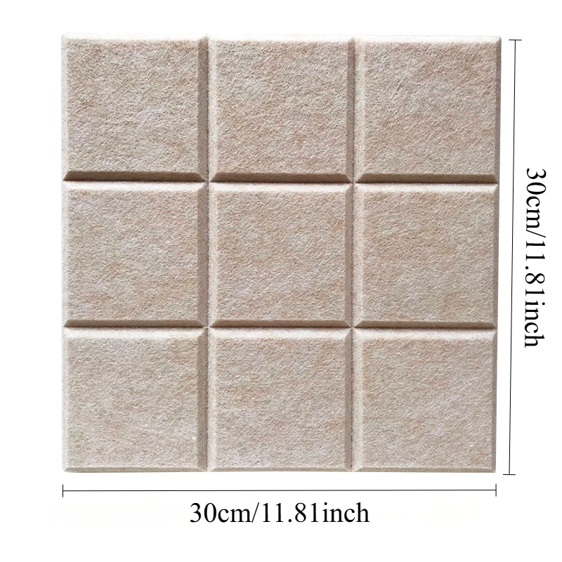 แผ่นโฟมซับเสียง 3D 30x30x0.9 ซม. มีกาวในตัว thumbnail 3