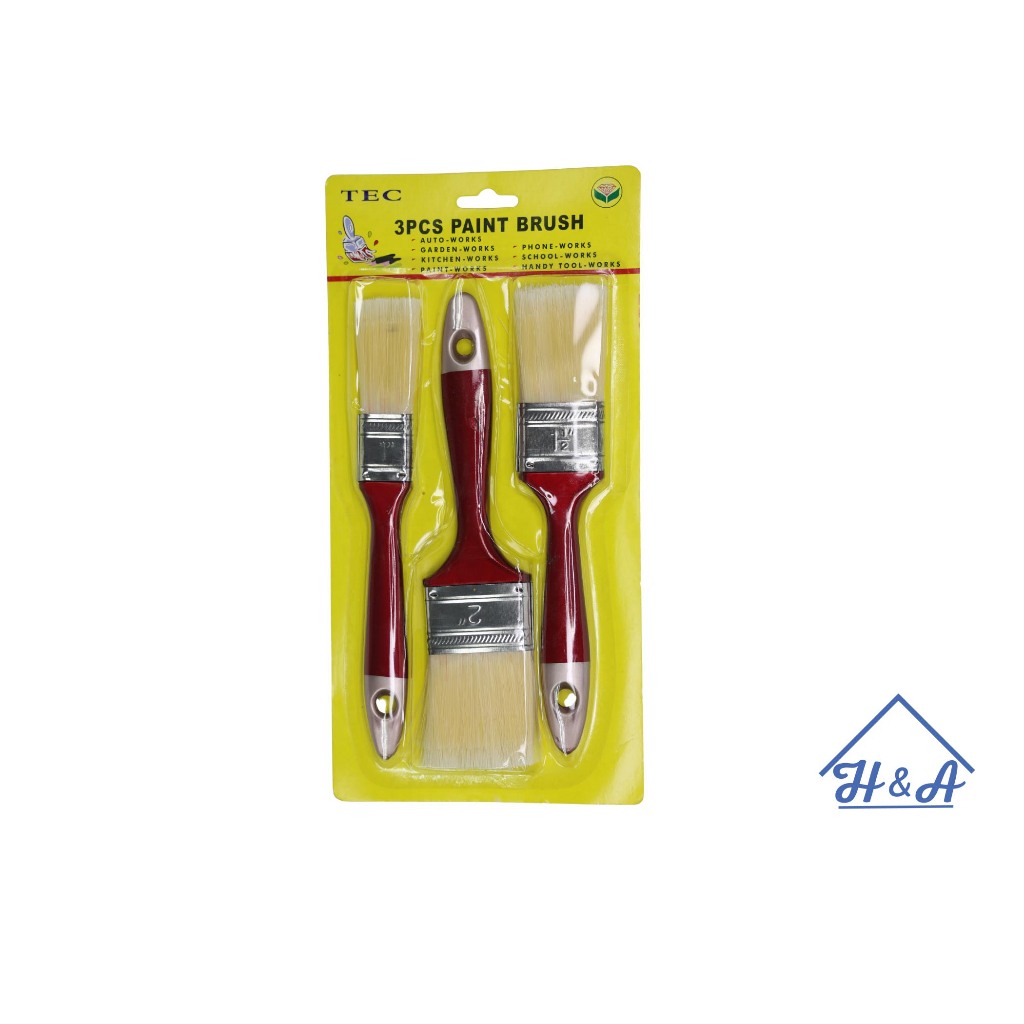 ชุดแปรงทาสี3ชิ้น ขนาด 2