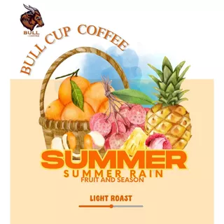 เมล็ดกาแฟคั่วอ่อน Colombiaหมักยีส ''Summer rain กลิ่นผลไม้รวม'' Specialty Coffee