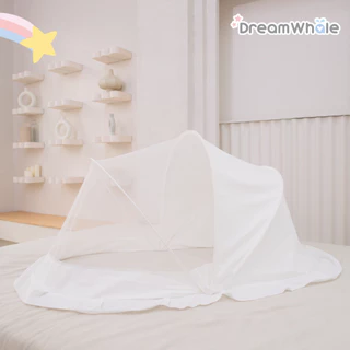 DreamWhale มุ้งกันยุง พร้อมที่บังแสง มินิมอลเกาหลี ตาข่ายนุ่มละเอียด กางได้ด้วยมือเดียว กางเงียบไร้เสียง ไม่รบกวน