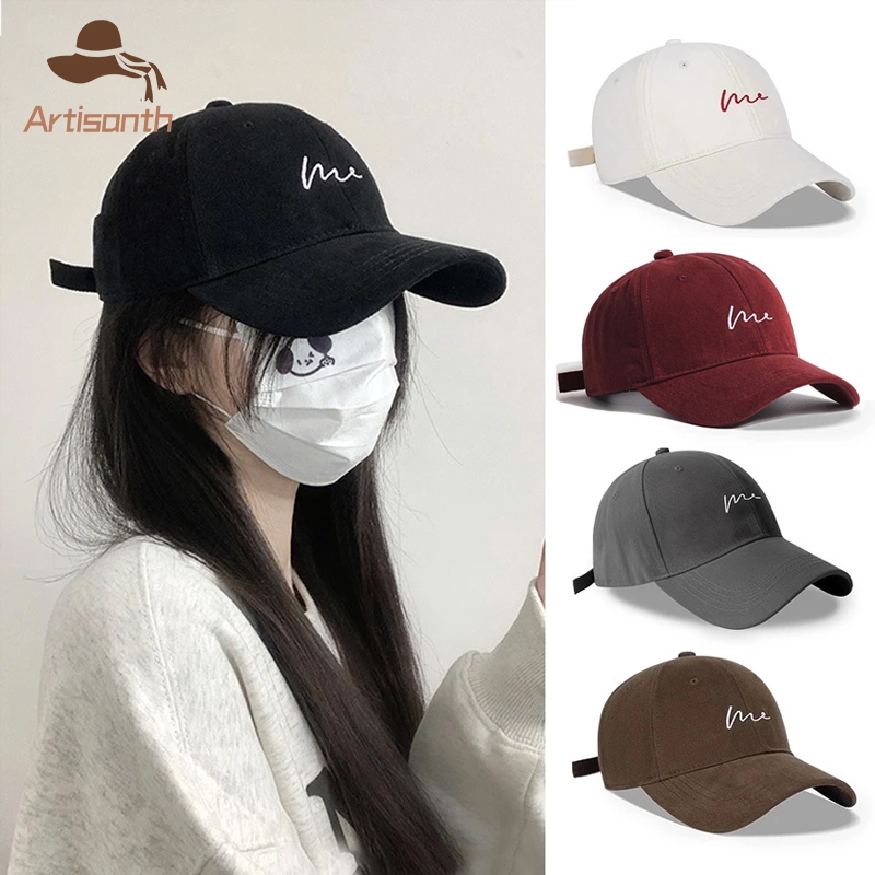 ส่งเร็ว💥หมวกแก๊ปเบสบอลปัก แฟชั่นสไตล์เกาหลีลําลอง มี5สี สําหรับผู้ชายและผู้หญิง.COD