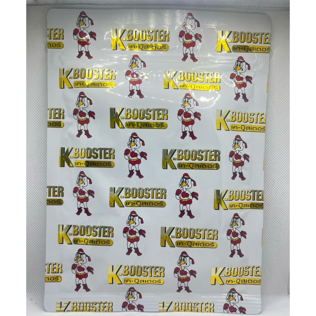 ซองใส่อาหารไก่ ผงสีแดง K-booster