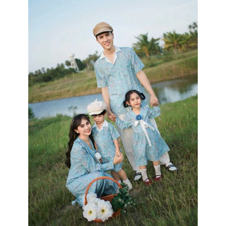 ชุดครอบครัว รุ่นBlue bow รหัส 240
