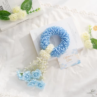 ✨พร้อมส่ง พวงมาลัยจากกลีบผ้า HANDCRAFTED สำหรับเป็นของขวัญวันแม่