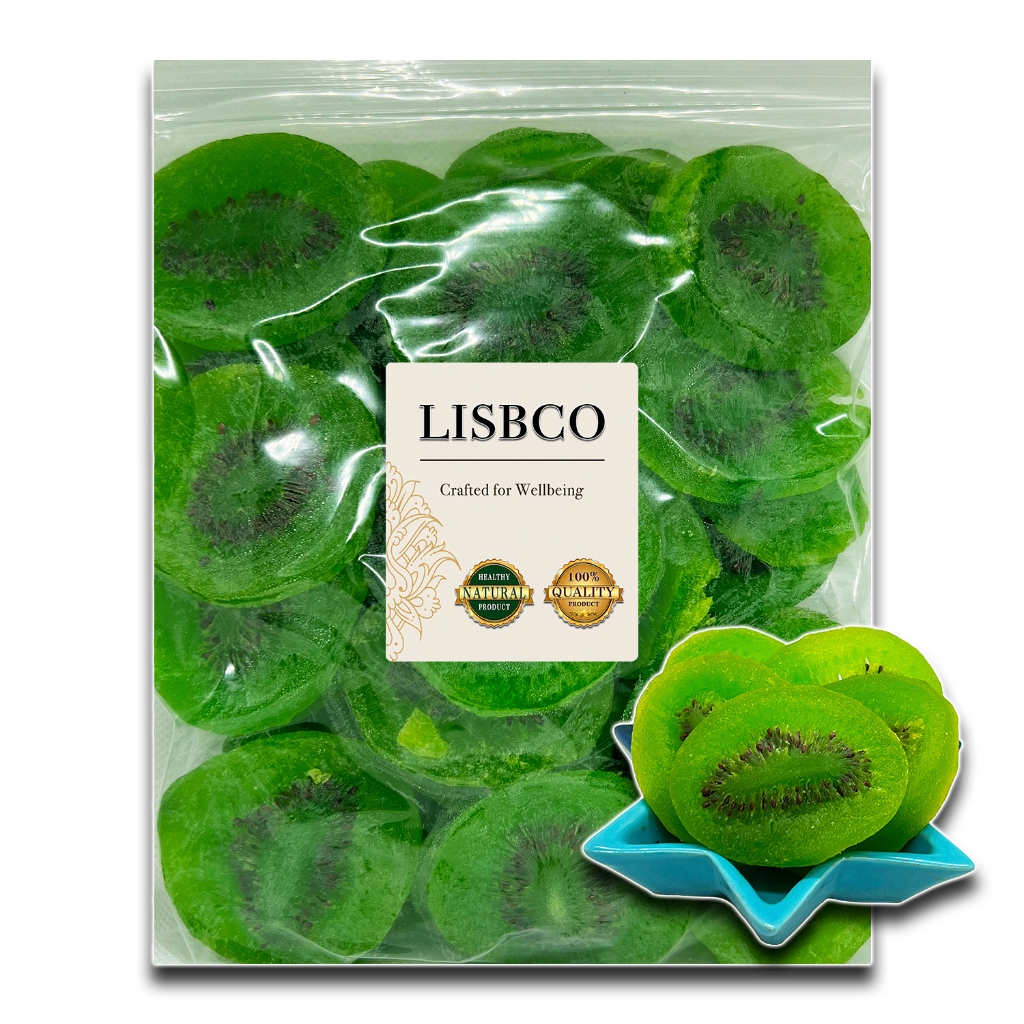 กีวี อบแห้ง 1 กก. Kiwi Sliced Dried Kiwi 1 kg. Grade AA+ หั่นแว่น เนื้อเหนียวหนึบ หวานอมเปรี้ยว