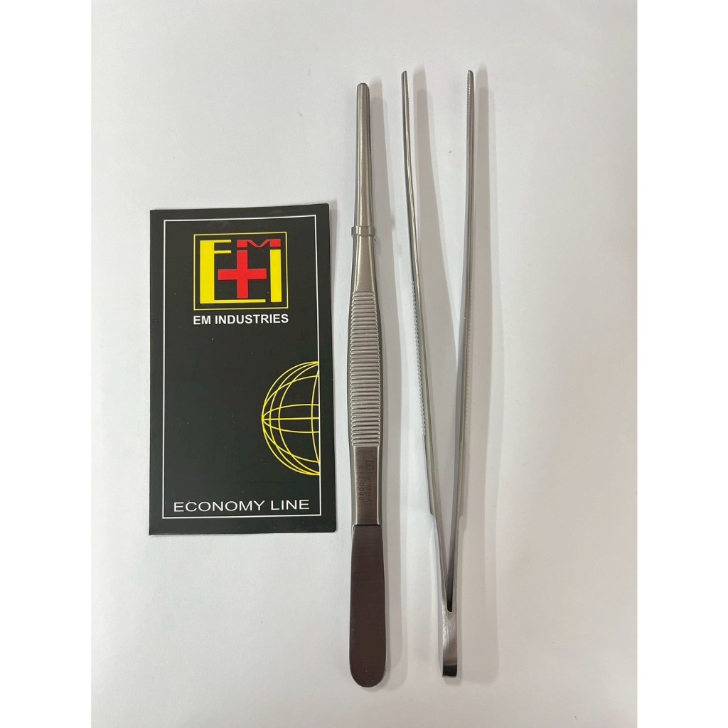 Em E12-0040 THUMB DRESS. FORCEP SERR. 18CM