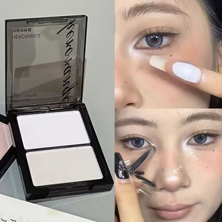 M482 HERORANGE พาเลตต์คอนทัวร์ไฮไลท์ 2 สี เนื้อแป้งบางเบา แบบแมตต์ ช่วยให้ใบหน้า ดวงตา จมูก ดูกระจ่างใส