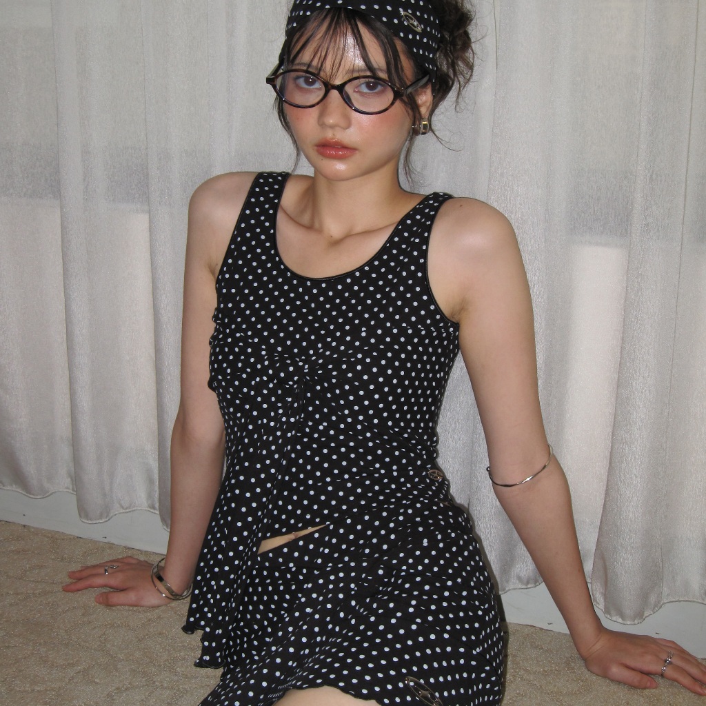 gigalofficial  POLLY TANK POLKA DOT - รูปที่ 4