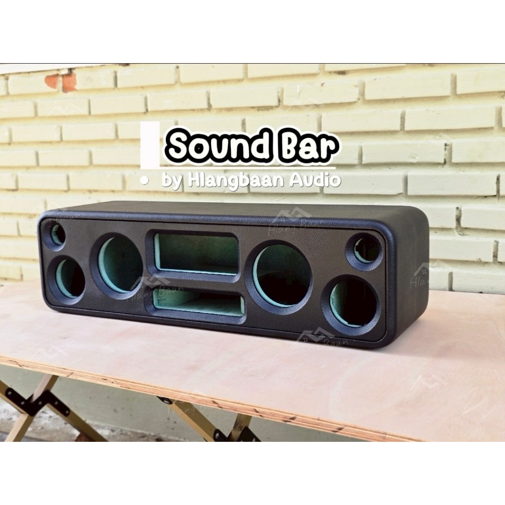 ตู้โค้ง Sound Bar Diy ซาวด์บาร์ ดีไอวาย [ตู้เปล่า งานดิบ/ หุ้มหนัง]
