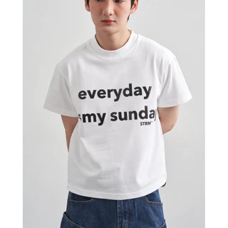Everyday boxy crop เสื้อยืดทรงครอปคอฟิต A1