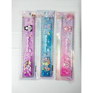 ไม้บรรทัด 20 cm แบบหนา (ราคาต่อ1ชิ้น) ไม้บรรทัดน้ำ มี glitte…