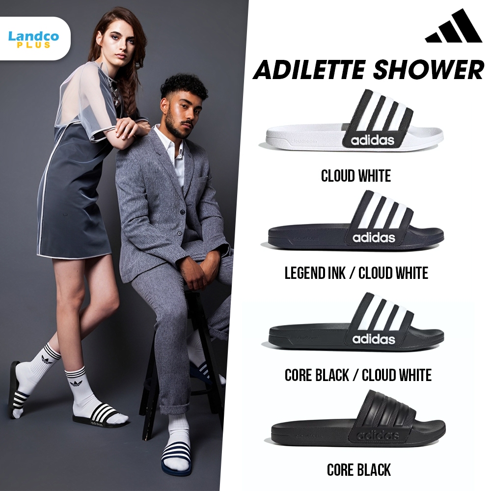 Adidas รองเท้าแตะ รองเท้าแบบสวม Adilette Shower GZ3773 / GZ3772 / GZ5922 / GZ5920 (1000)