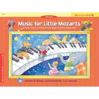 หนังสือเรียนเปียโน Music for Little Mozart Lesson