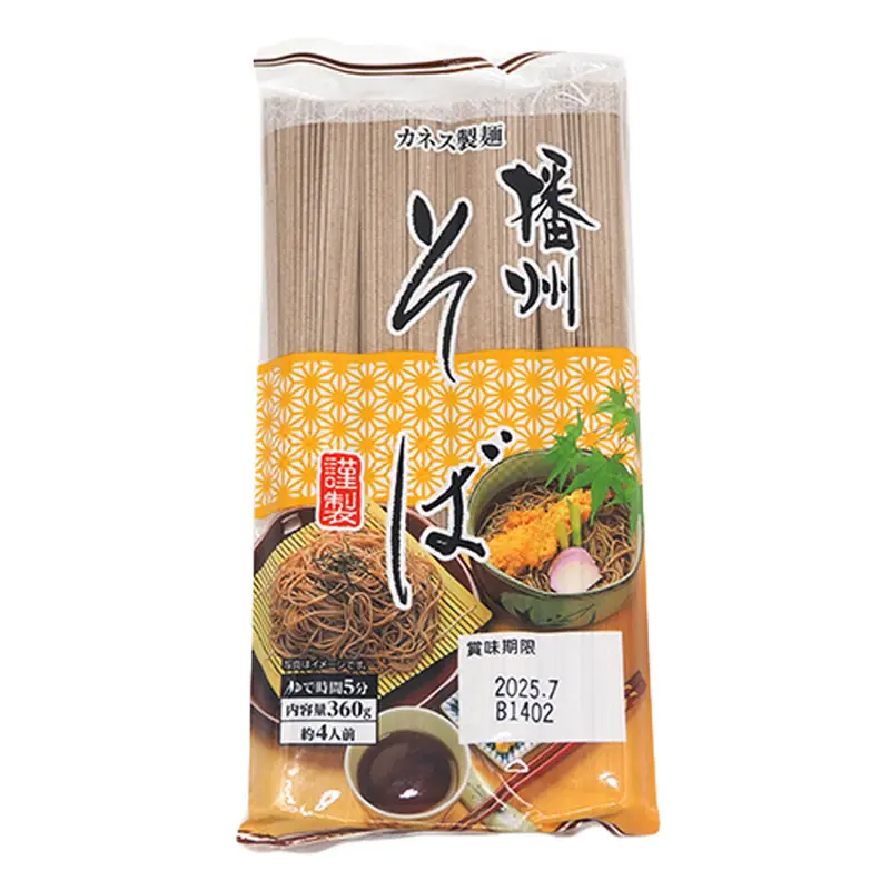 คาเนสุ เส้นโซบะแห้ง 360 ก. บันซูโซบะ Banshu Soba (Kanesu Seimen Brand)