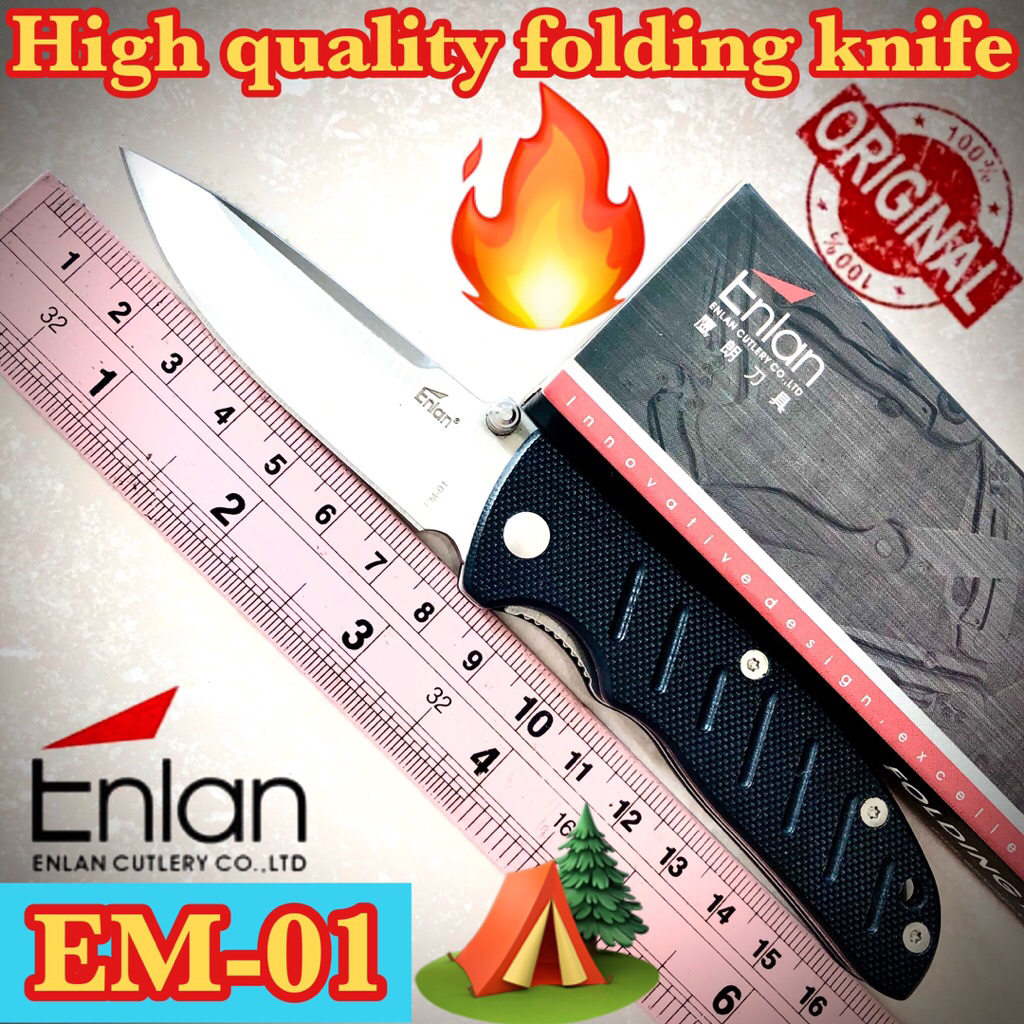High quality folding knife Enlan EM-01 for collection and use camping