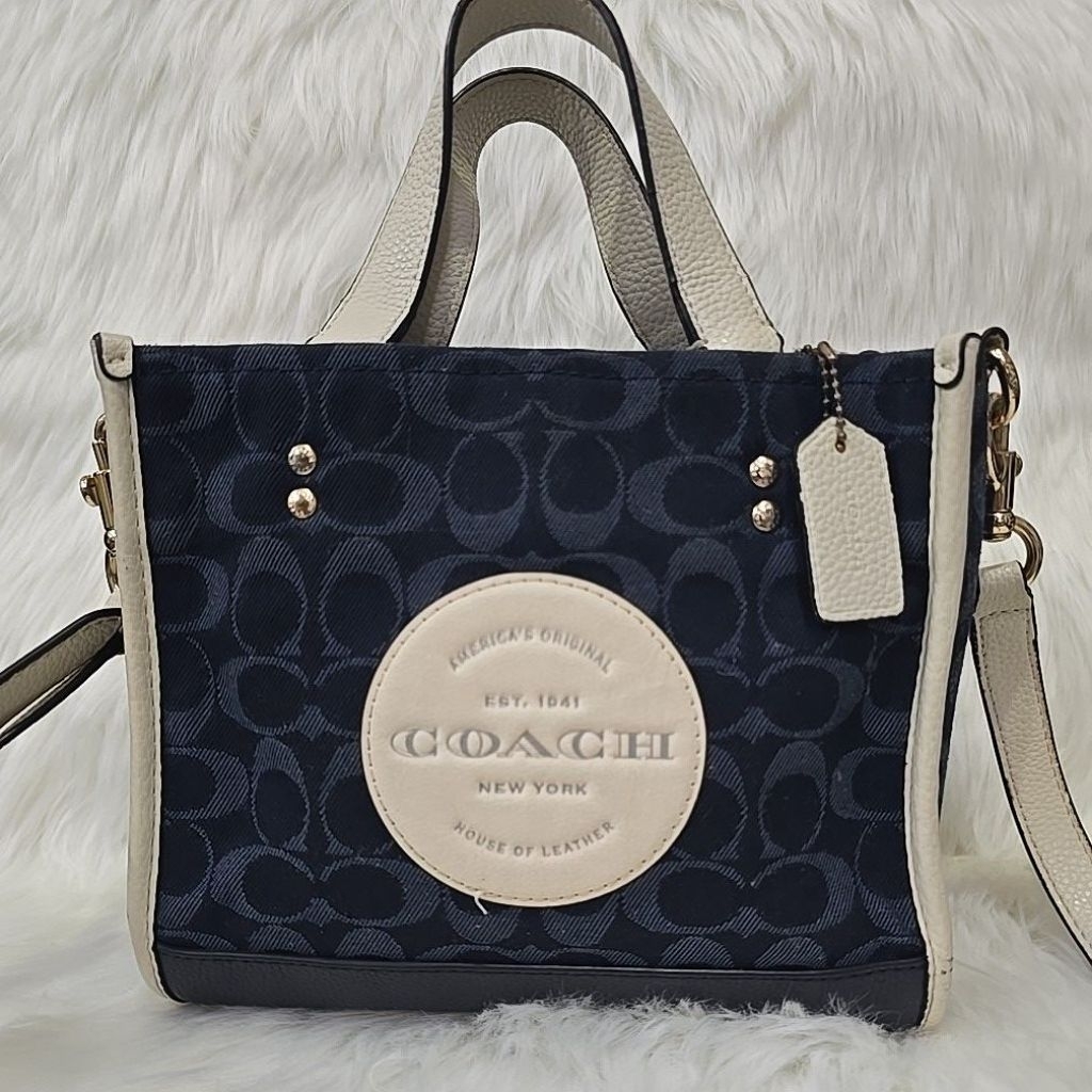 Coach เดมซี่ เดนิ่ม(ผ้ายีนส์)แท้💯% C5638