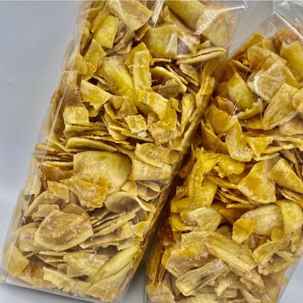 กล้วยหักมุกฉาบชิ้น B รสหวาน+เค็มบางๆ(((ถุงละ 500 กรัม)))