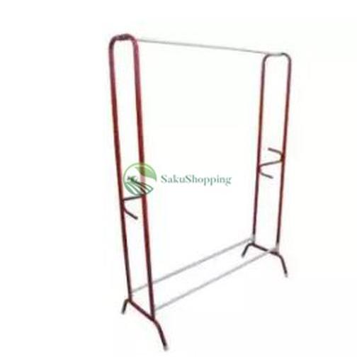 ราวตากผ้า ราวแขวนผ้า รับน้ำหนักได้เยอะ (ทรงA) sk99