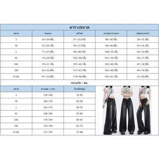S-5XL Jean Womens Black Baggy Jeans Semi Denim กางเกงยีนส์เอวสูงผ้ายื