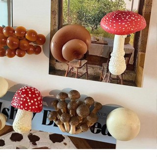 แม่เหล็กติดตู้เย็น Mushroom collection ทรงเห็น นานาชนิด