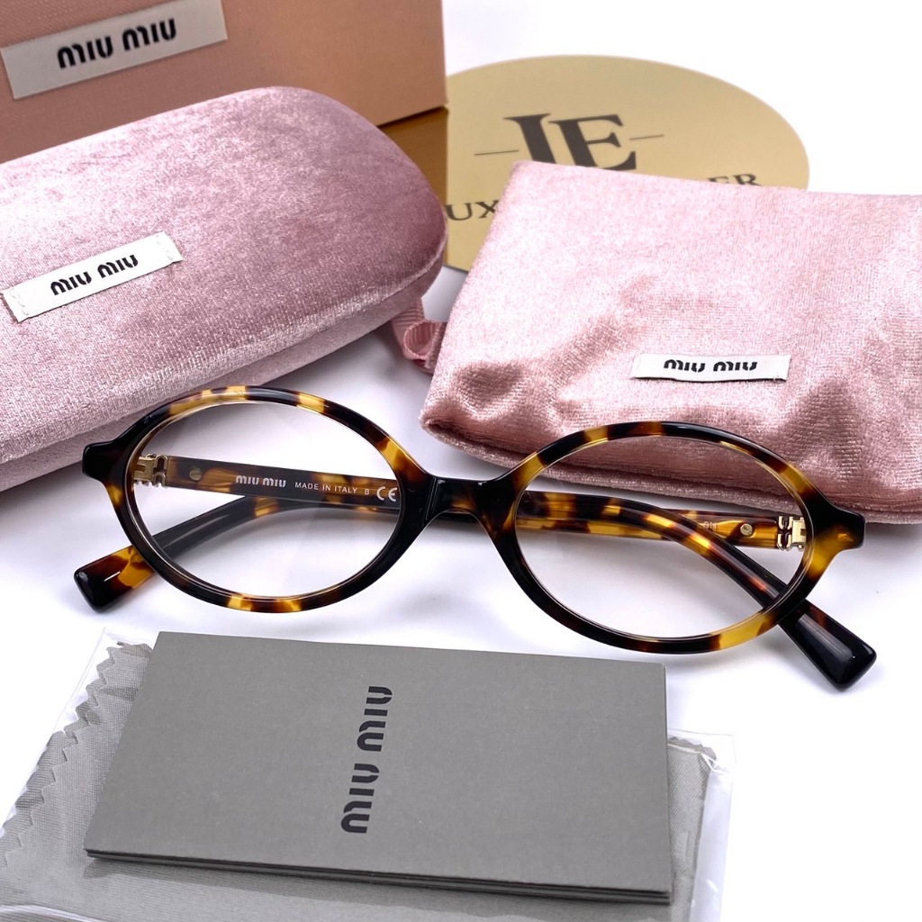 แว่น MIUMIU รุ่น SMU04Z กรอบ Honey Tortoiseshell ของแท้ 100% พร้อมอุปกรณ์