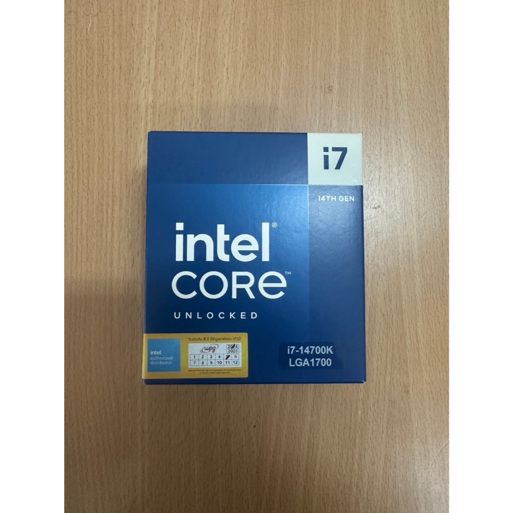 INTEL CORE I7-14700K (ของใหม่ได้มาจากการเคลมยังไม่แกะกล่อง)