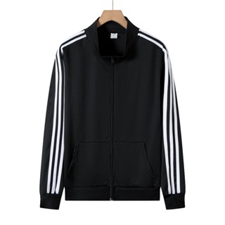 ชุดเสื้อโค้ทบาง ๆ สำหรับผู้ชายสามบาร์เซ็ตกลางแจ้งเสื้อสเวตเต…