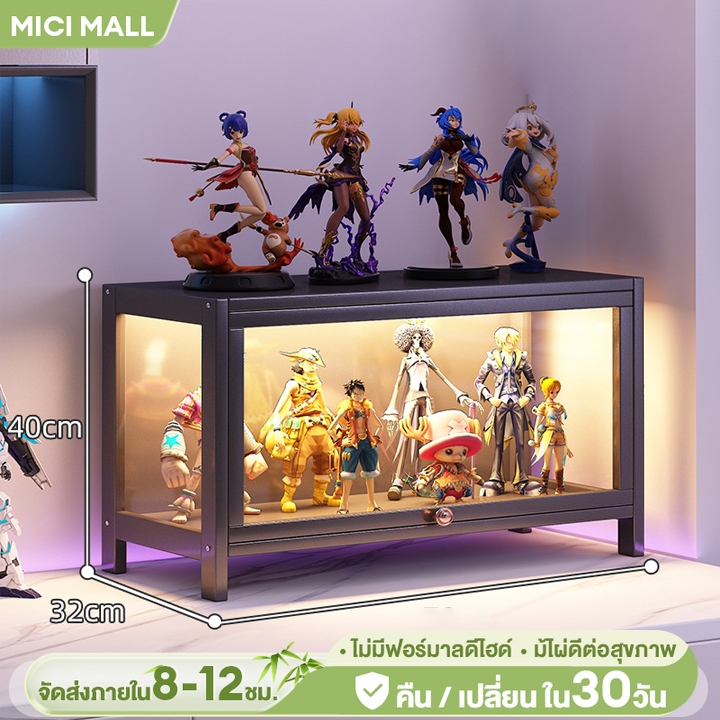 MICI ตู้ป๊อปมาร์ท ตู้โชว์ตุ๊กตา กล่องตัวละคร ตู้โมเดล ตู้โชว์อะคริลิค ทนทาน ของสะสม กันฝุ่นกันความชื้น