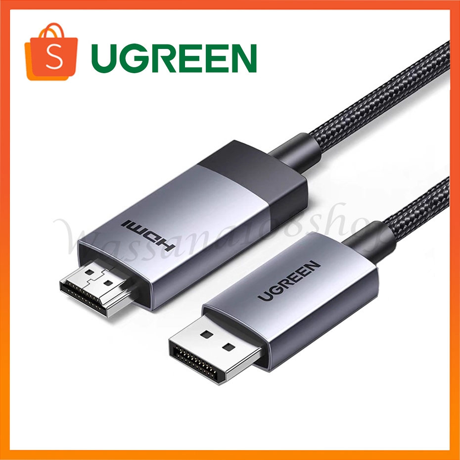 Ugreen DP119 15574 สาย DP to HDMI 4K HD monitor
