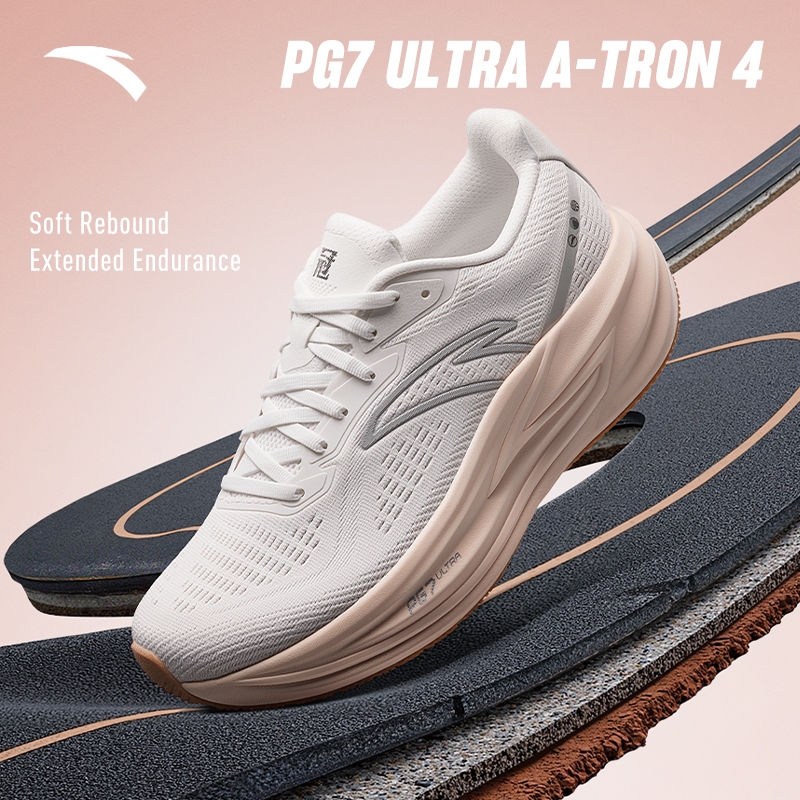 ANTA G21 4 PG7 ULTRA รองเท้าวิ่งผู้หญิง แบบนุ่มซัพพอร์ต  1225C5562 Official Store