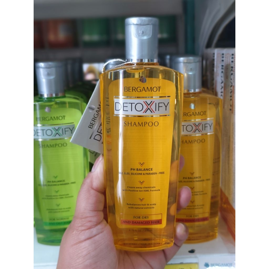 Bergamot Detoxify Shampoo สำหรับผมแห้ง/ผมแห้งเสีย 200 ml.