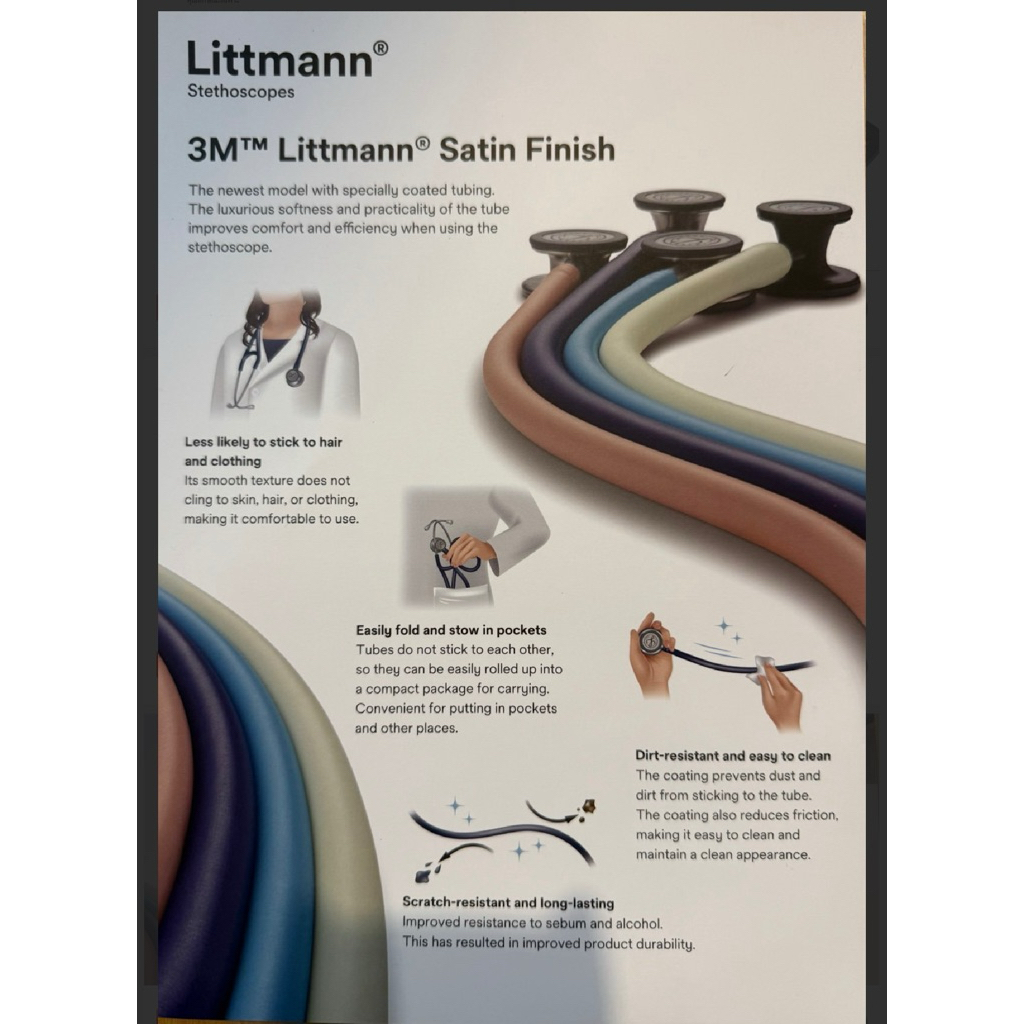 3M Stethoscope หูฟังแพทย์ รุ่น Littmann Classic iii 27” รูปที่ 4