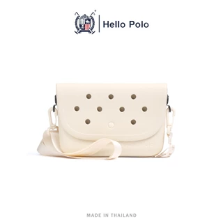 Hello Polo ลำลอง แบบพกพา กระเป๋าสะพายผญ crossbody bag เบาและทนทาน ดีไซน์เรียบง่าย ทนทาน แบบกันน้ำ ของขวัญวันแม่ BH2007