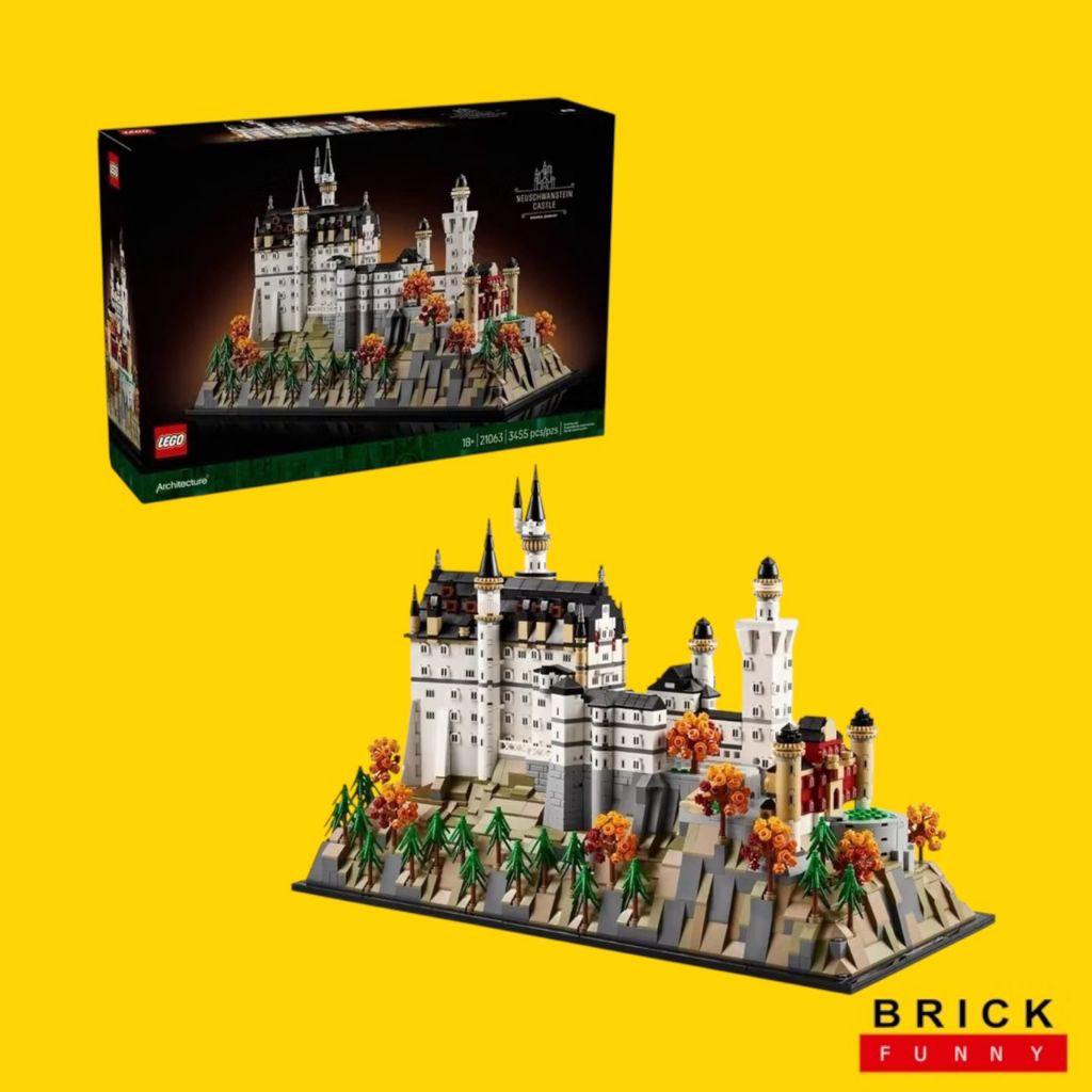 Lego Architecture 21063 Neuschwanstein Castle เลโก้ ของแท้ ของใหม่ 100%