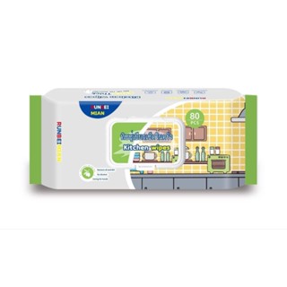 ทิชชู่เปียกเช็ดในห้องครัว ผ้าเช็ดคราบมัน ห่อใหญ่ 80แผ่น ขนาด…