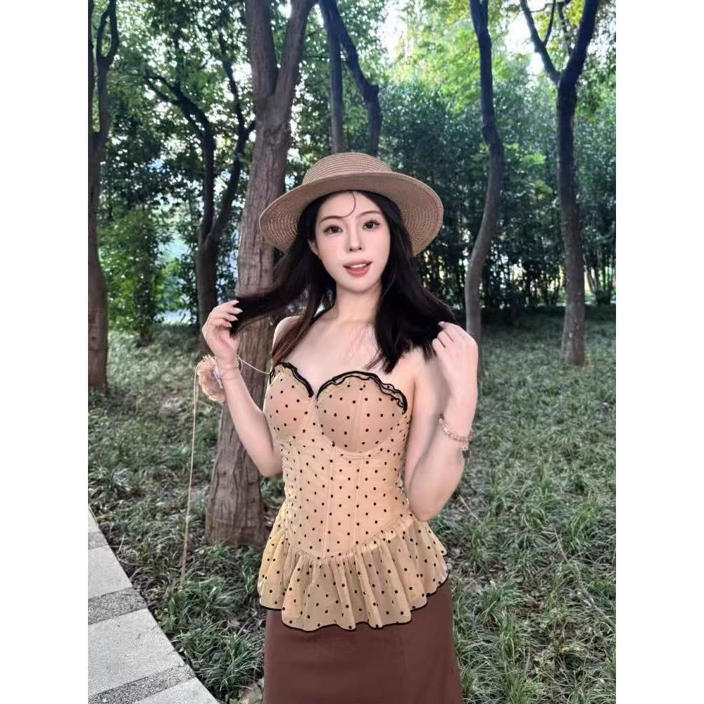 EVAเสื้อกล้ามผู้หญิง ดีไซน์โครงเสริม ทรงเก็บกระชับ โชว์สัดส่วนสวย ใส่แมทช์ได้ทุกลุค