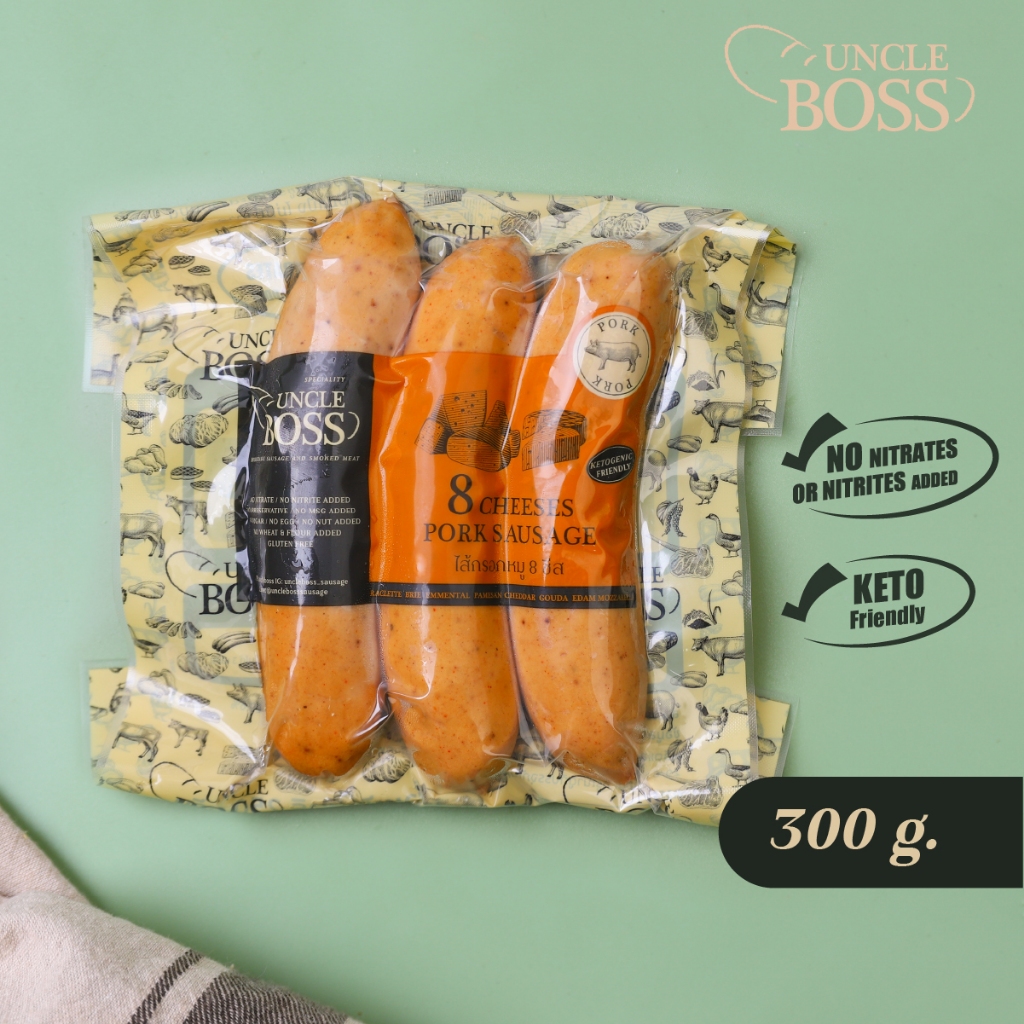 Uncle Boss_Eight cheeses Pork Sausage (Keto)