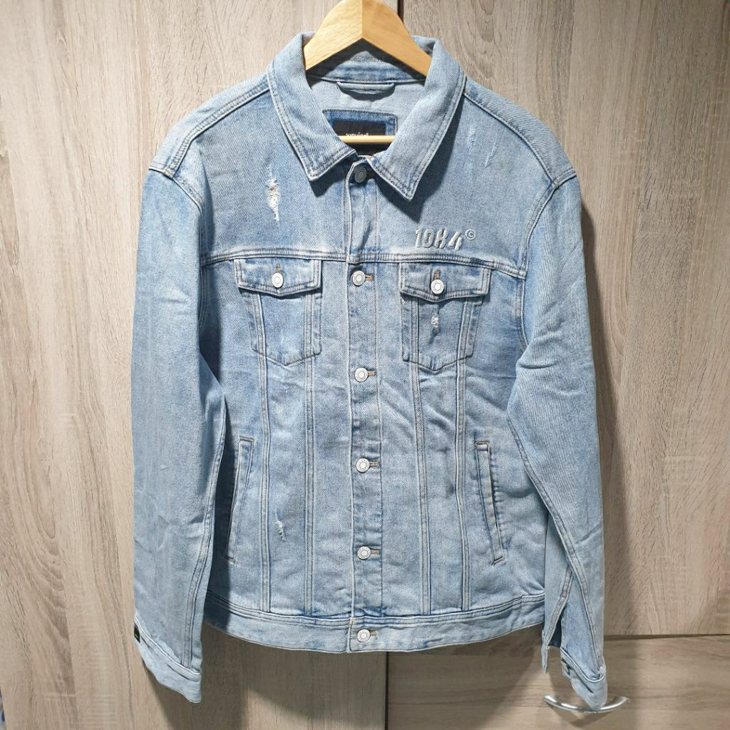 เสื้อแจ็คเก็ตยีนส์ YISHION ของแท้100% มือสอง