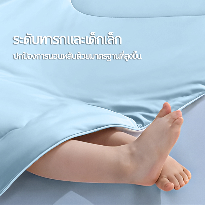 ผ้านวมฤดูร้อน ผ้าห่มเย็น ผ้าห่มสีพื้น กันไรฝุ่น บางเบาเย็นสบาย ผ้าห่มผ้าห่มเกรดA ห่มสบาย นุ่ม - รูปที่ 3