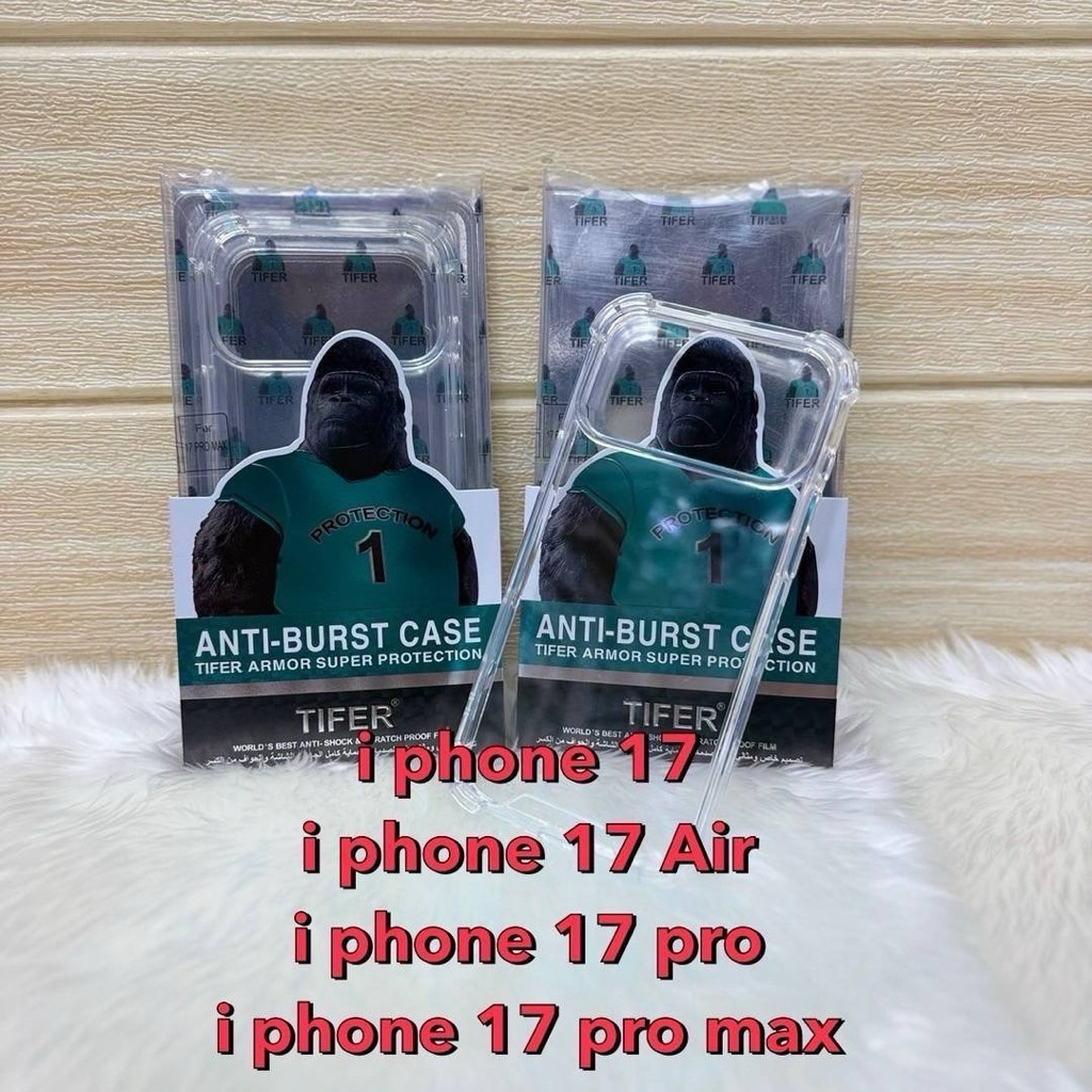 เคสใสกันกระแทก สำหรับ iPhone 17 pro max 17 pro 17 air 17 เคสใส TPU กันกระแทก