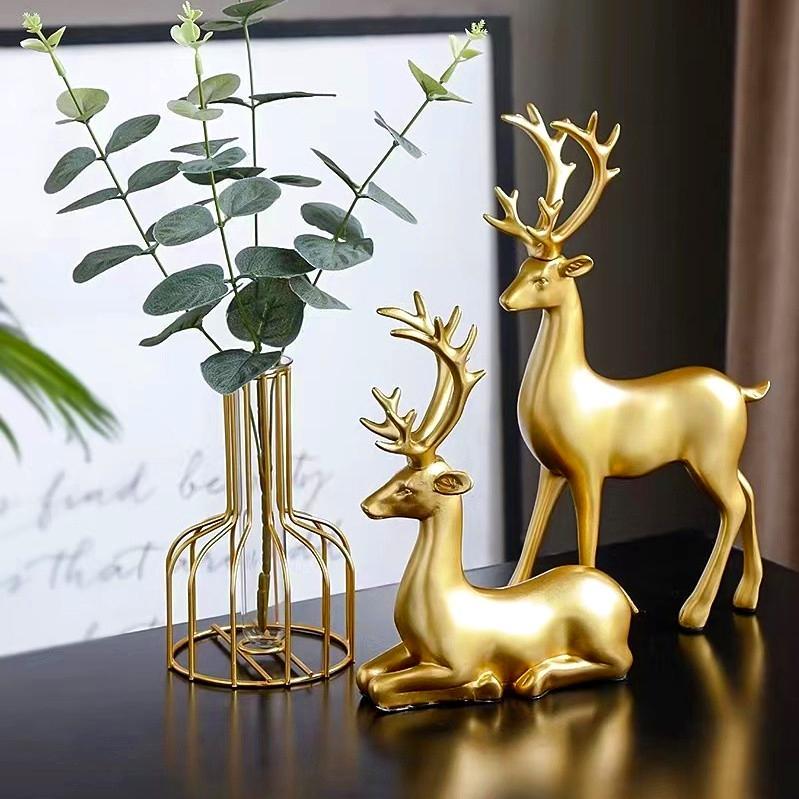 ☀ เอลค์ ☀  เรียกความมั่งคั่ง Elk เครื่องประดับตกแต่งแจกัน