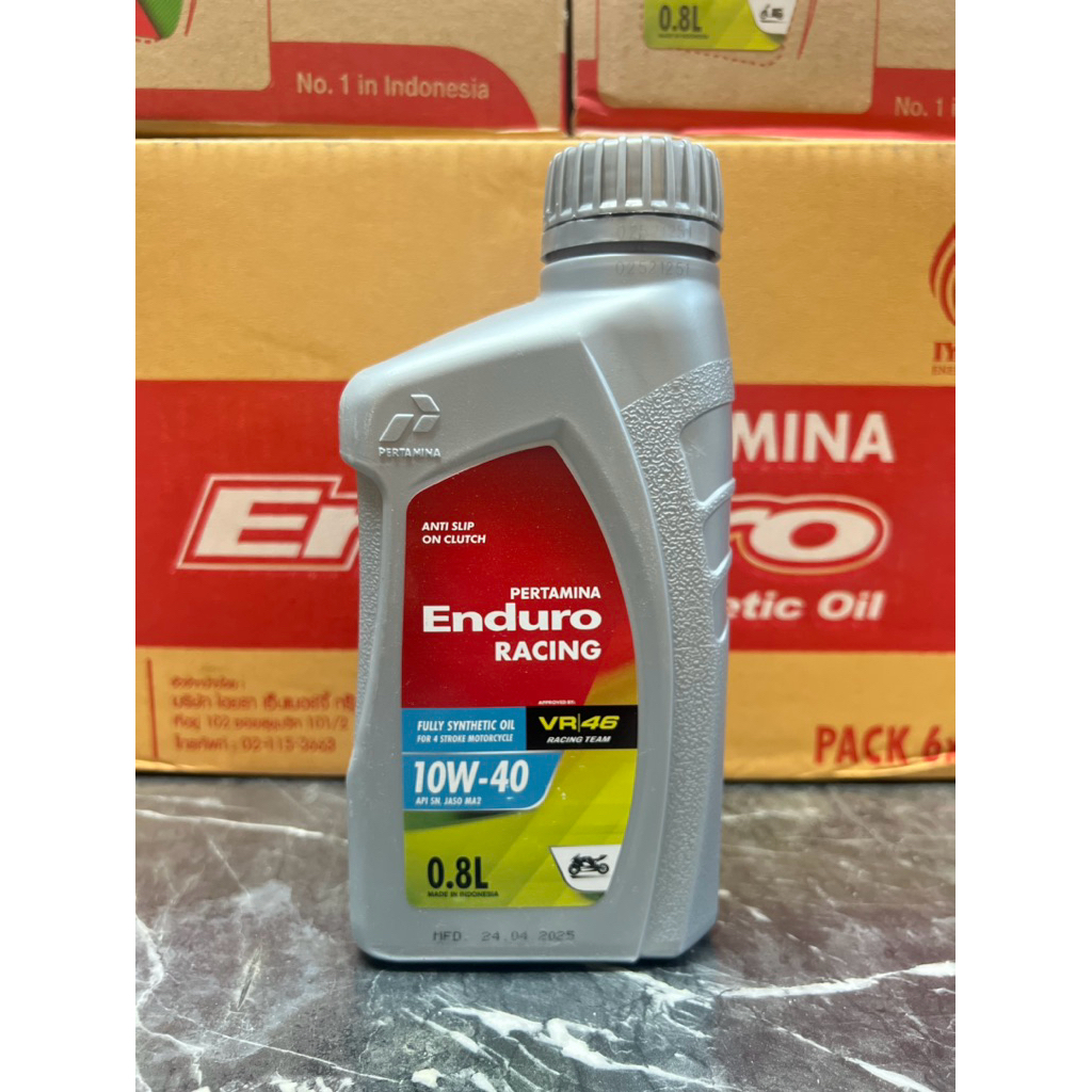 น้ำมันเครื่อง Enduro 4T racing 10w-40 สังเคราะห์100% ขนาด 0.8 ลิตร