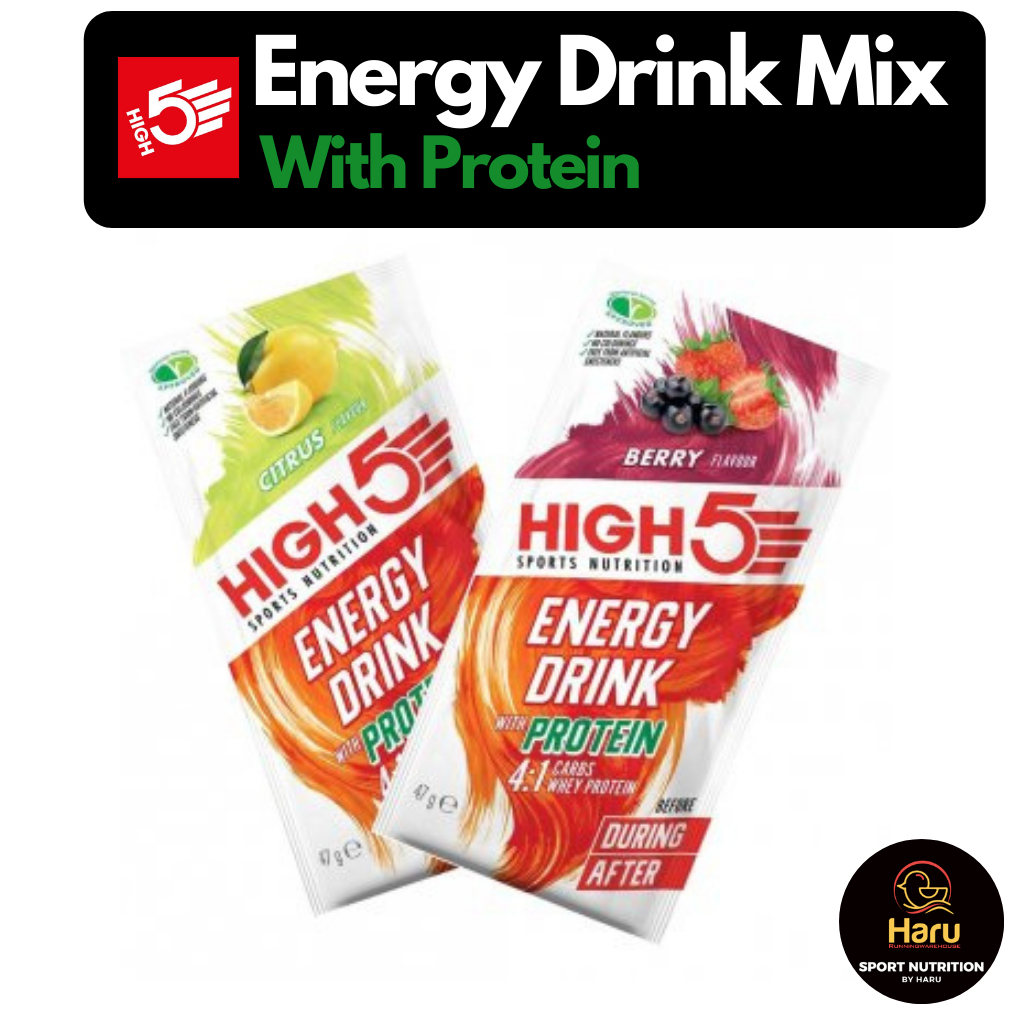 High5 Energy Drink with Protein & Carbohydrates : ผงชงดื่มให้พลังงาน และโปรตีน