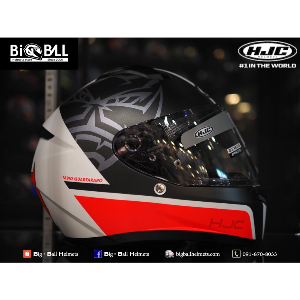 HJC C10 FQ20 MC1SF ลายลิขสิทธิ์พิเศษ Fabio Quartararo