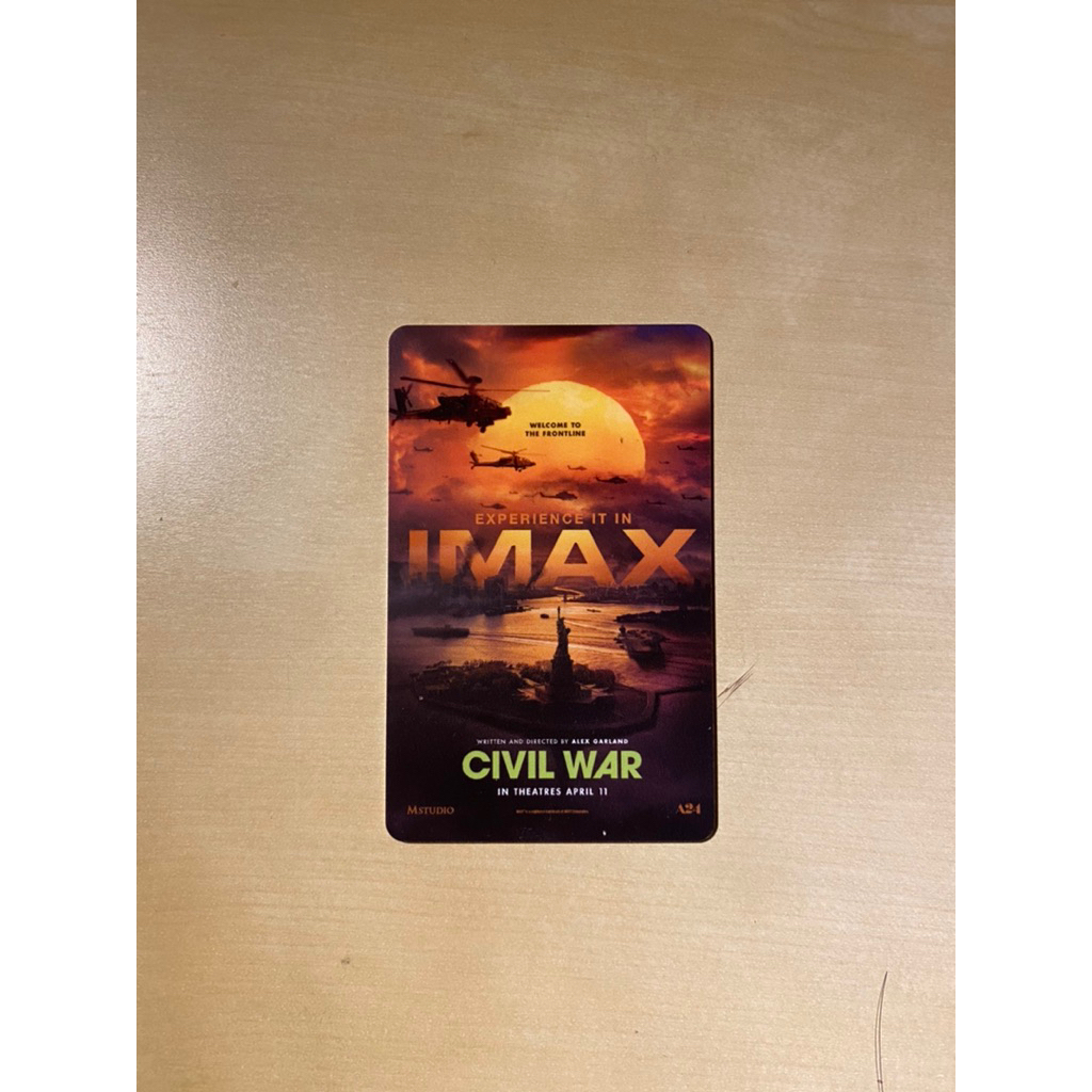 บัตร IMAXลาย Civil War