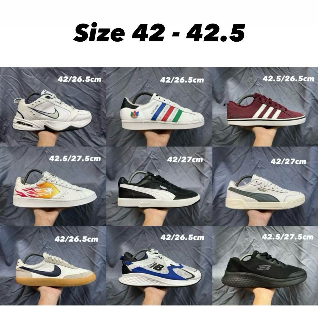 รองเท้ามือสองของแท้ แบรนด์แท้มือสอง  (กรุณาดูรูปเพิ่มเติมก่อนค่ะ)‼️