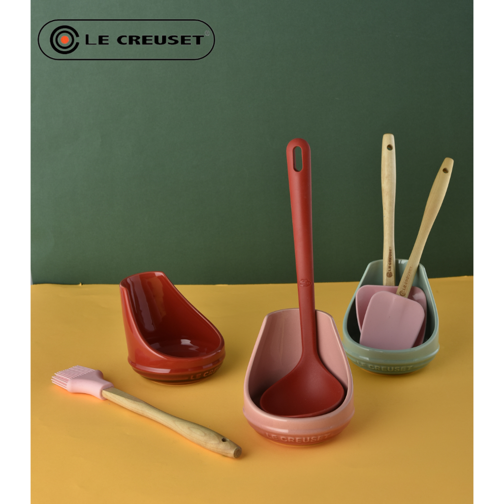 French Le Creuset spoon holder ceramic spoon holder
