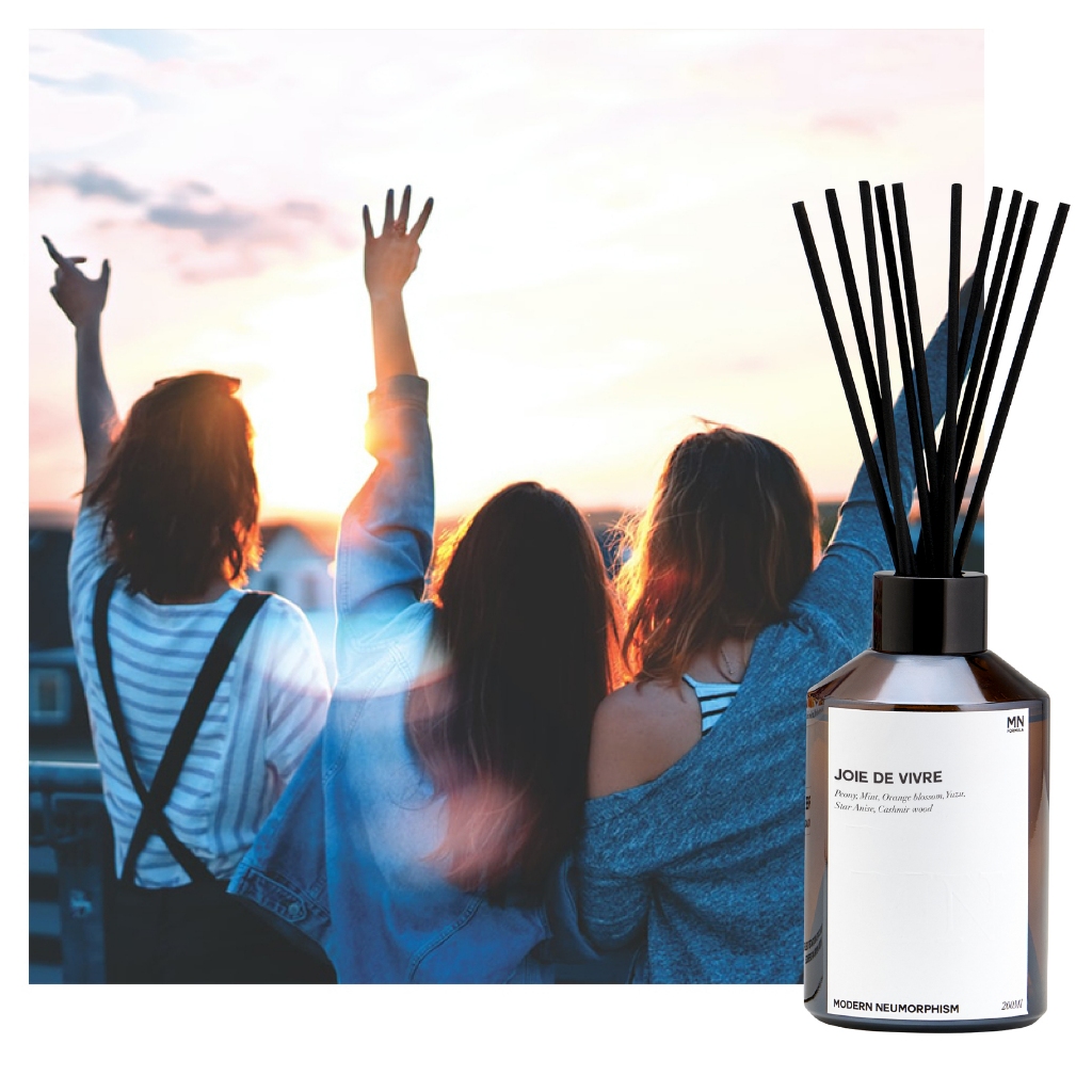 MN FORMULA Room Diffuser กลิ่น Joie de vivre เอ็มเอ็น ฟอร์มูล่า ก้านไม้หอม ก้านไม้หอมกระจายกลิ่น กลิ่นสดชื่นอิ่มเอมใจ